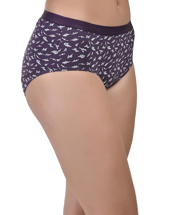 High Waist Tummy Tucker Hipster Panty in Dark Green