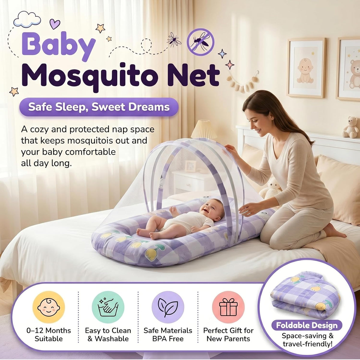 Baby Mosquito Net for Bed