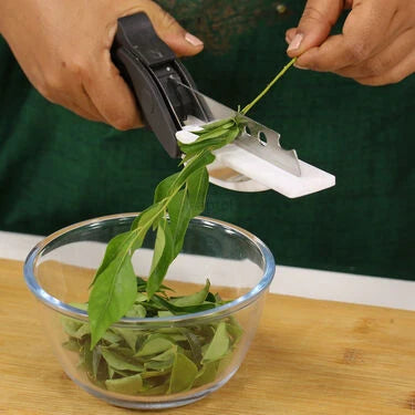 10 sec Onion & Veg Push Chopper + Garlic Crusher + Smart Knife