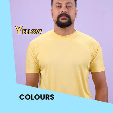 Pack Of 10 Pocket Round Neck T-Shirts With Golden Watch Free (10RT7)