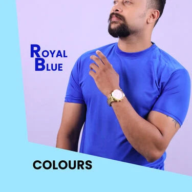 Pack Of 10 Pocket Round Neck T-Shirts With Golden Watch Free (10RT7)