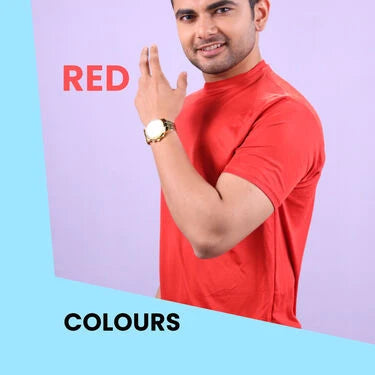 Pack Of 10 Pocket Round Neck T-Shirts With Golden Watch Free (10RT7)