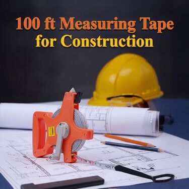 100 Ft Measuring Tape For Construction