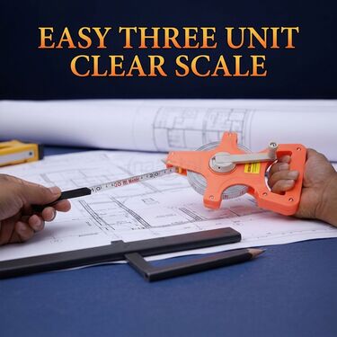 100 Ft Measuring Tape For Construction