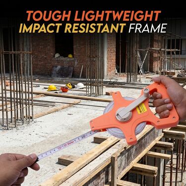 100 Ft Measuring Tape For Construction