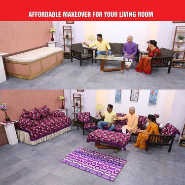 16 Pcs Living Room Set with 12 Free Gifts