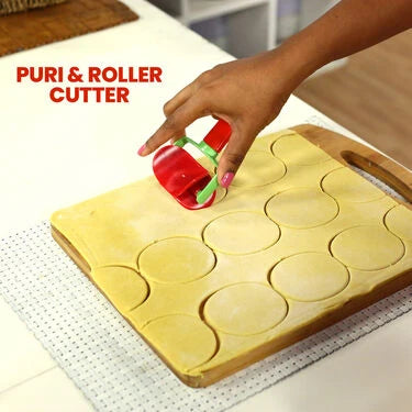 16 Pcs Namkeen Maker + 6 Pcs Roller Cutter