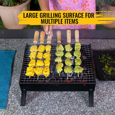 Foldable & Portable Charcoal Barbeque Grill (1PCBG1)