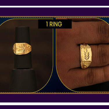 2 Golden Chain + Bracelet + Ring + Digital Watch