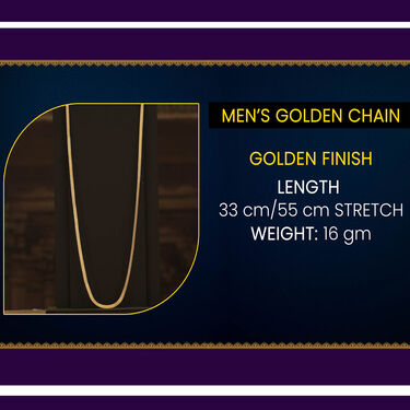 2 Golden Chain + Bracelet + Ring + Digital Watch