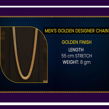2 Golden Chain + Bracelet + Ring + Digital Watch