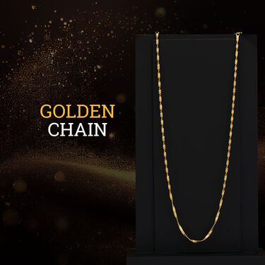 2 Golden Chain + Bracelet + Ring + Free Watch