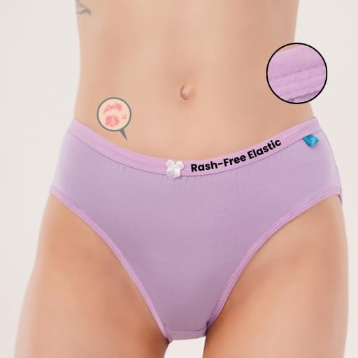 High Waist Hipster in Beige with Inner Elastic