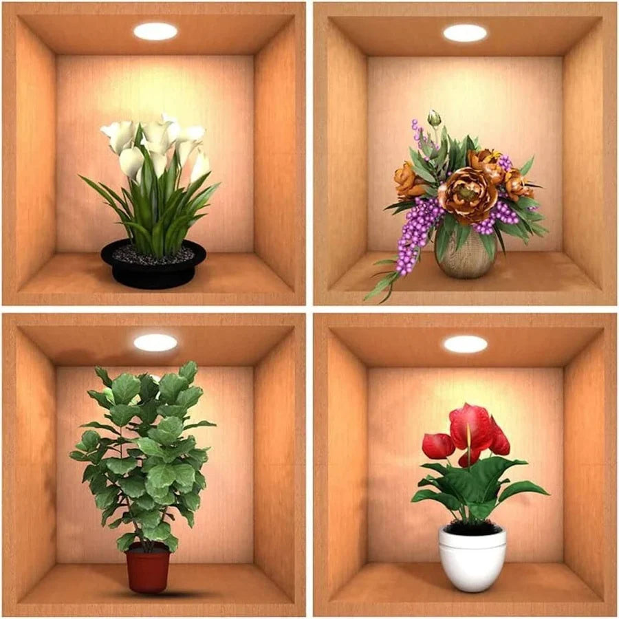 Pack of 4 - 3D Wall Stickers (3DWS1)