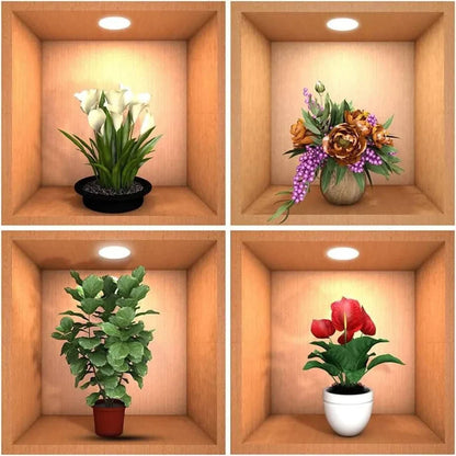 Pack of 4 - 3D Wall Stickers (3DWS1)