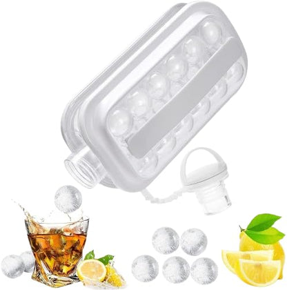 2 In 1 Ice Ball Maker & Bottle