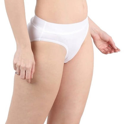 Pack of 2 Mid-Waist Seamless Bonded Hipster Panties