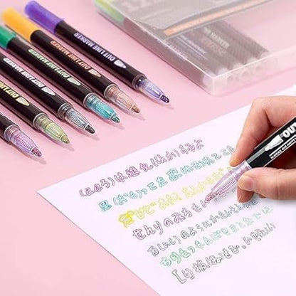 Outline Markers | 12 Color Set