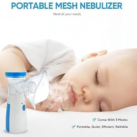 NEBULIZER Portable Mesh Nebulizer Machine for Adults & Kids
