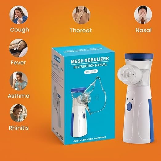 NEBULIZER Portable Mesh Nebulizer Machine for Adults & Kids