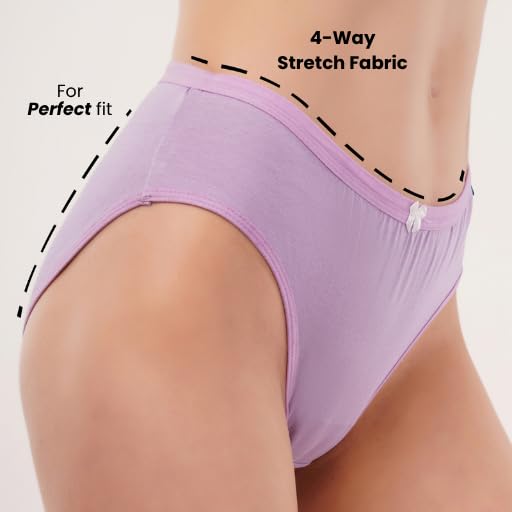 High Waist Hipster in Beige with Inner Elastic