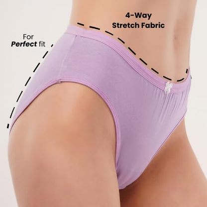 High Waist Hipster in Beige with Inner Elastic
