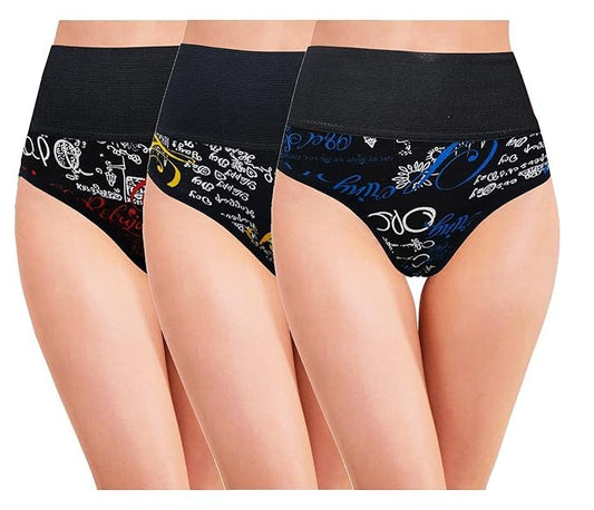 Pack of 3 High Waist Hipster Panties