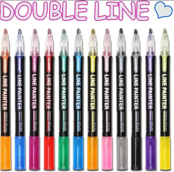 Outline Markers | 12 Color Set