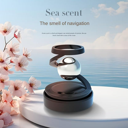 Plastic Solar Powered Levitating Ball Illusion Car Interior Dashboard Air Freshener