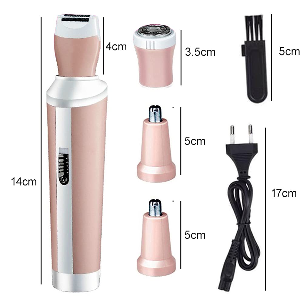 2 in 1 Rechargeable Beard And Nose Hair Trimmer