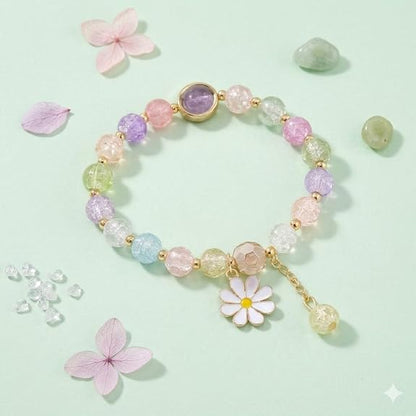 multi-color pastel beaded bracelet
