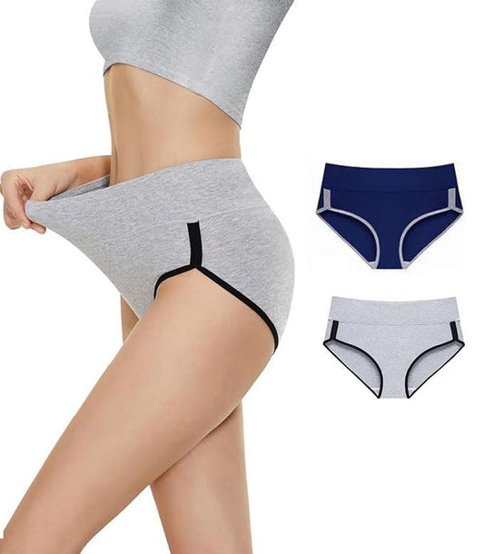 Pack of 2 Tummy Tucker High Waist Hipster Panties