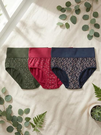 Pack of 2 Mid Waist Hipster Panties