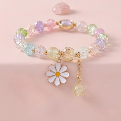 multi-color pastel beaded bracelet