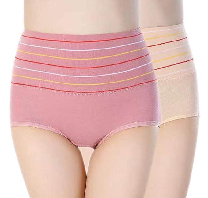 Pack of 2 High Waist Tummy Tucker Hipster Panties