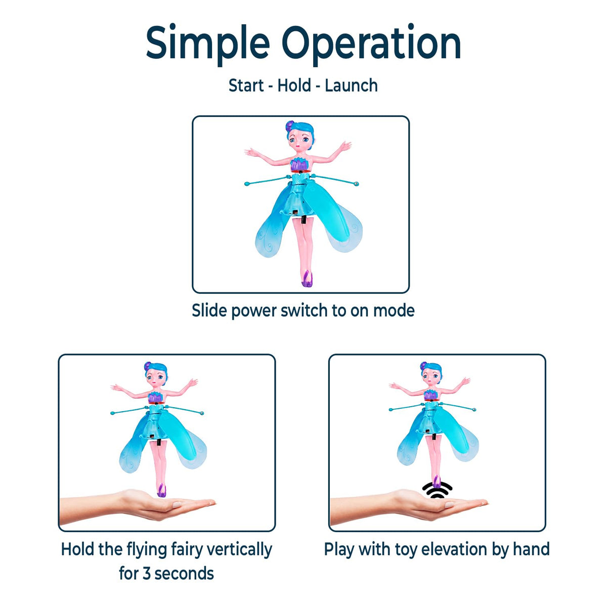 Princess Doll for Kids_Magic Flying Fairy Doll