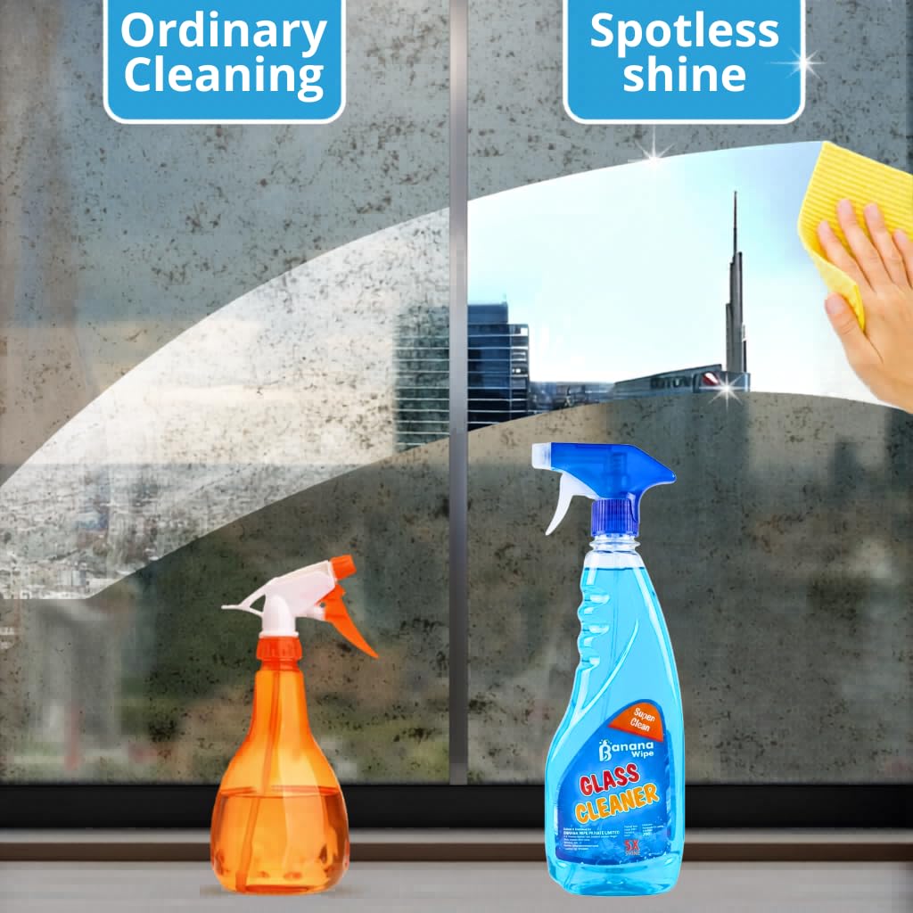 Glass Cleaning Agent Powerful Stain Remover (Pack of 2)
