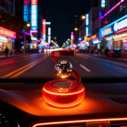 Plastic Solar Powered Levitating Ball Illusion Car Interior Dashboard Air Freshener