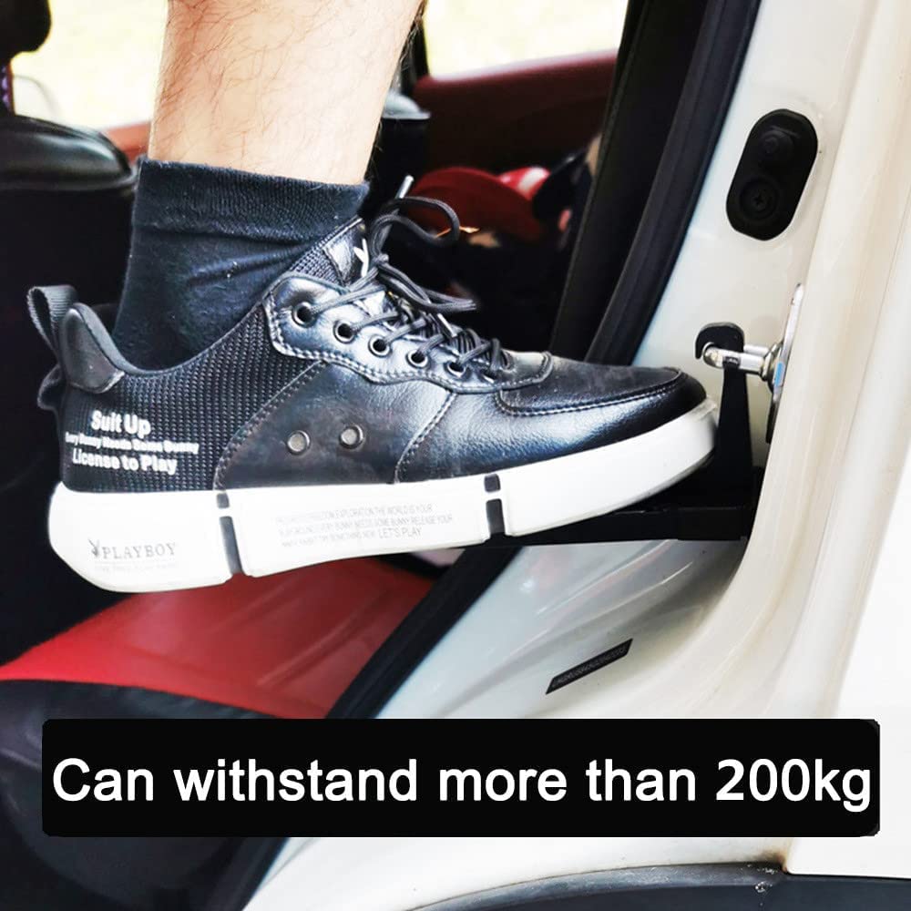 Universal foldable car door step