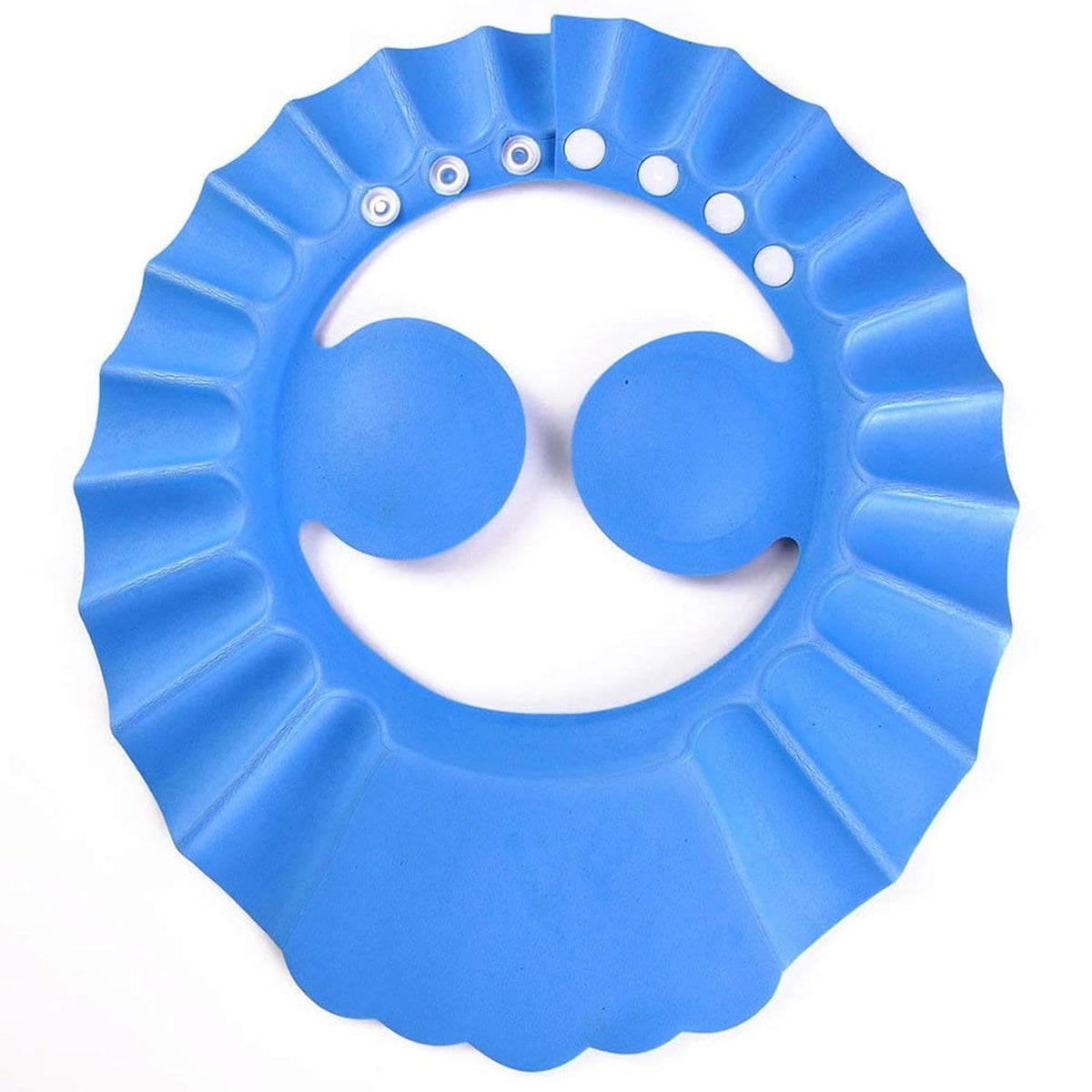 Silicone Baby Bath Shower Cap with Adjustable Snap Buttons (Pack of 2)