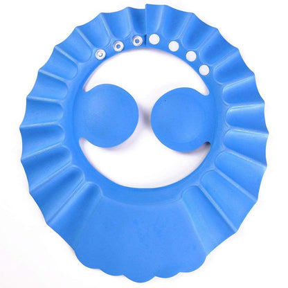Silicone Baby Bath Shower Cap with Adjustable Snap Buttons (Pack of 2)