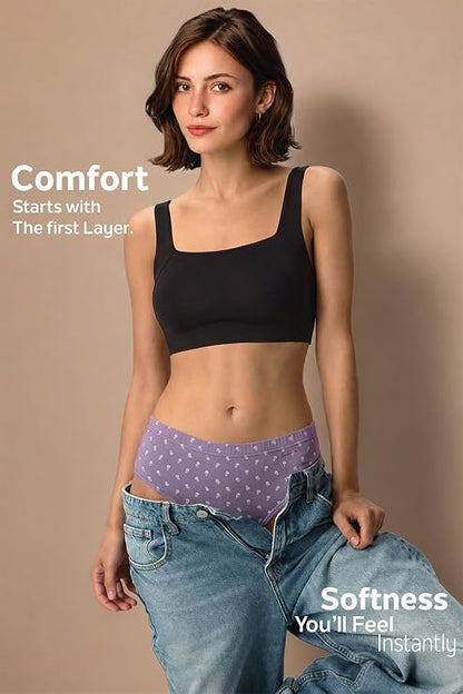Pack of 3 High Waist Hipster Panties
