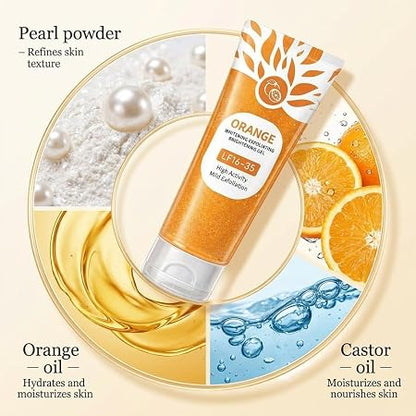 Orange Enzymes Exfoliating Gel for Face & Body (Pack of 2)