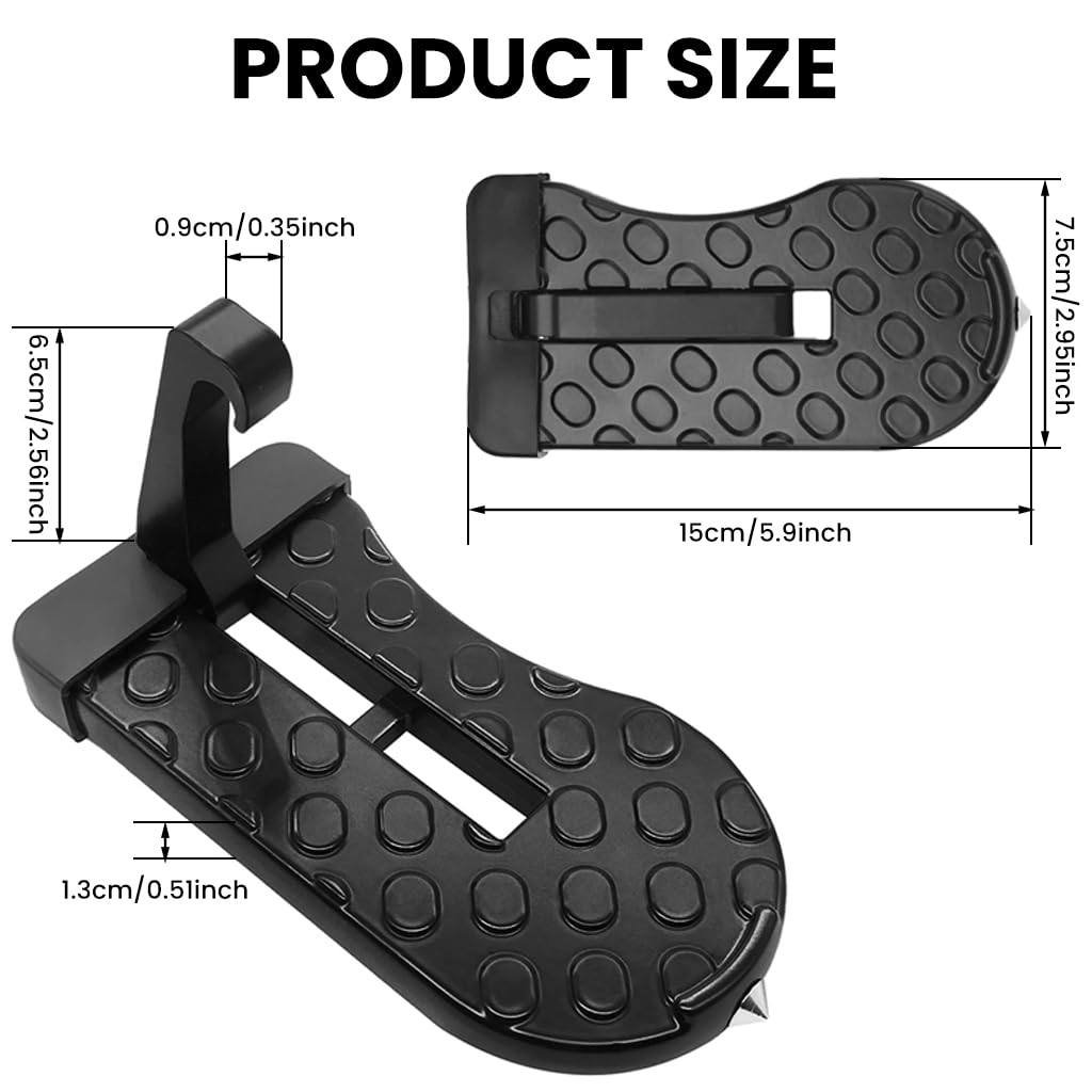 Universal foldable car door step