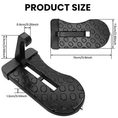 Universal foldable car door step