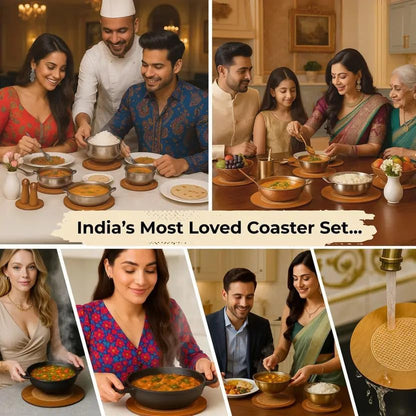 Wooden Heat Resistant Round Coaster
