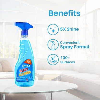 Glass Cleaning Agent Powerful Stain Remover (Pack of 2)