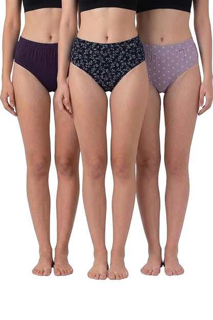Pack of 3 High Waist Hipster Panties