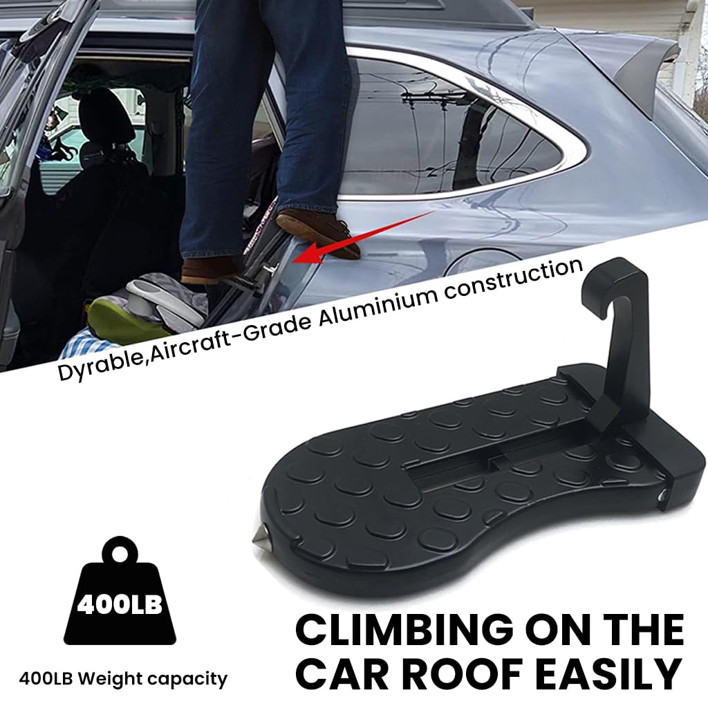 Universal foldable car door step