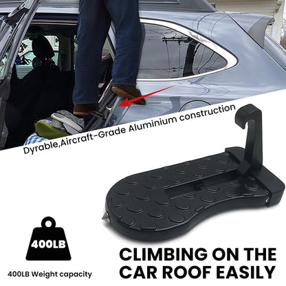 Universal foldable car door step